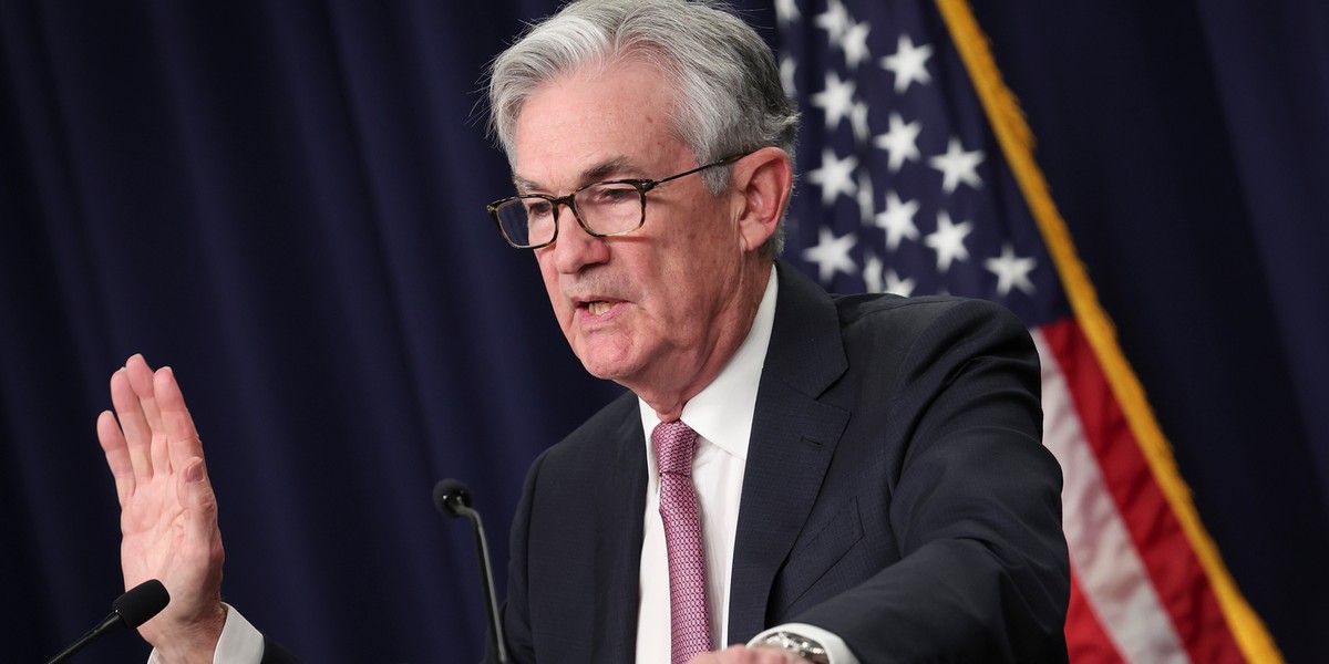 Jerome Powell, prezes amerykańskiej Rezerwy Federalnej. 