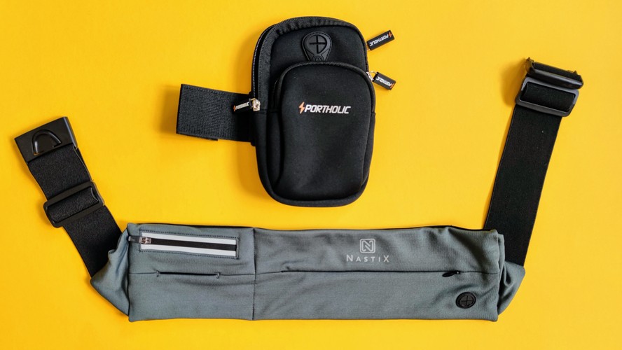 Running belt and mobile bracelet