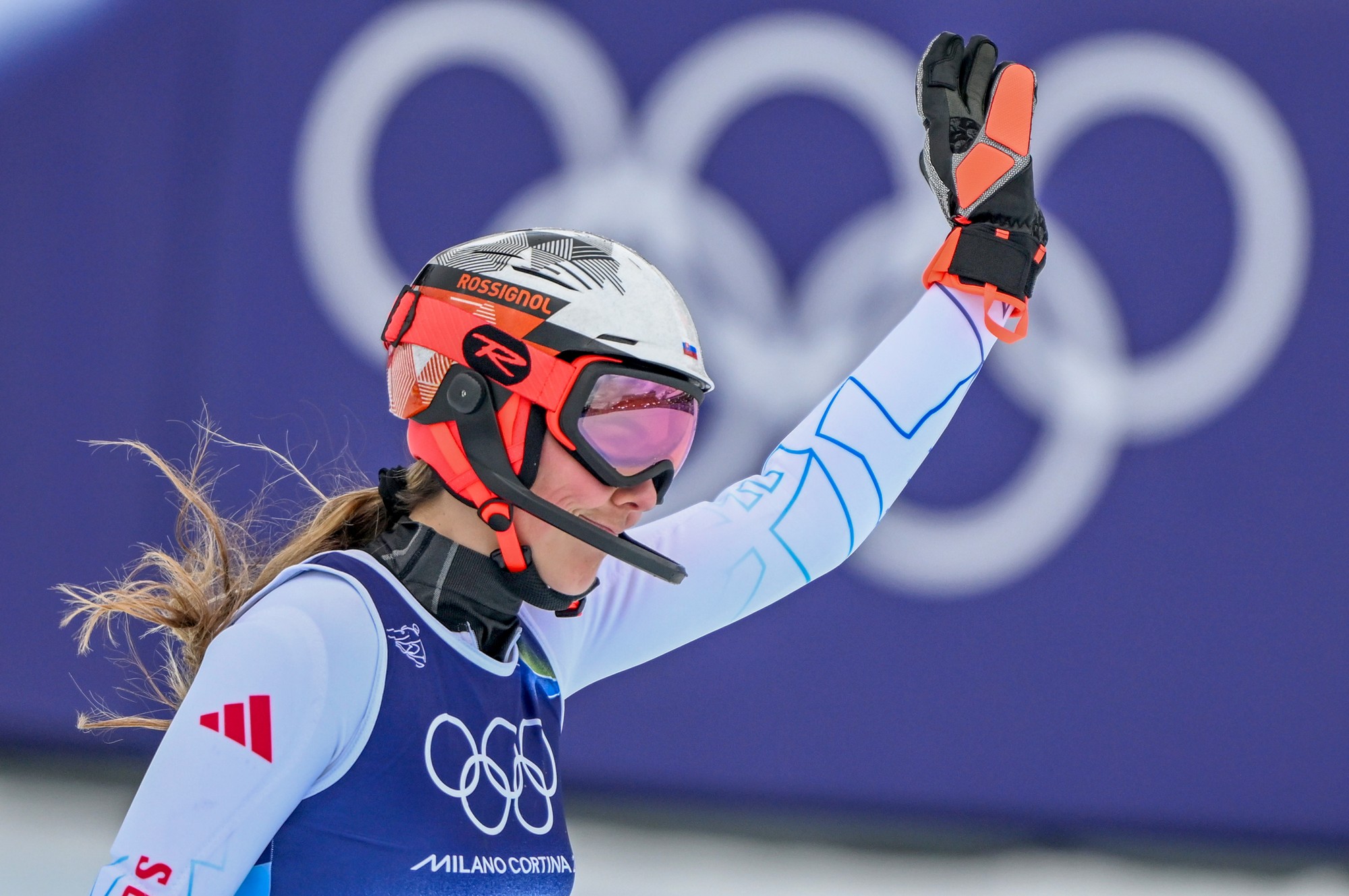 Slovenská lyžiarka Petra Vlhová na ZOH 2026.