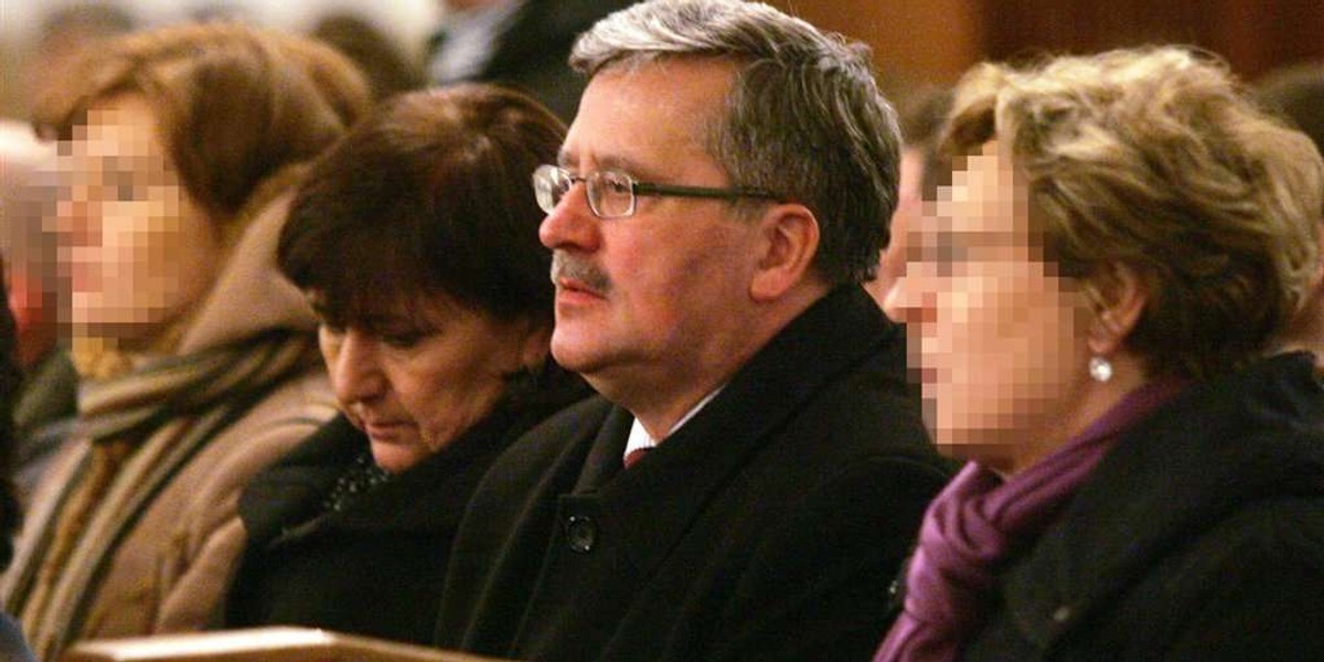 prezydent, Komorowski, żona, pasterka