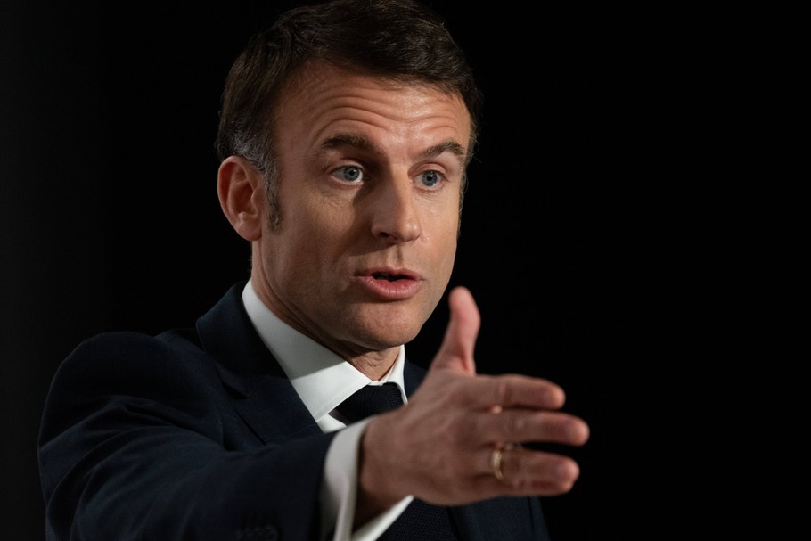 Prezydent Francji Emmanuel Macron