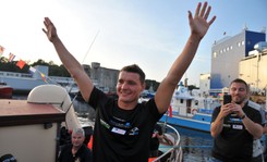 Jako pierwszy na świecie pokonał Bałtyk wpław. 'To było 28 godzin i 30 minut walki'