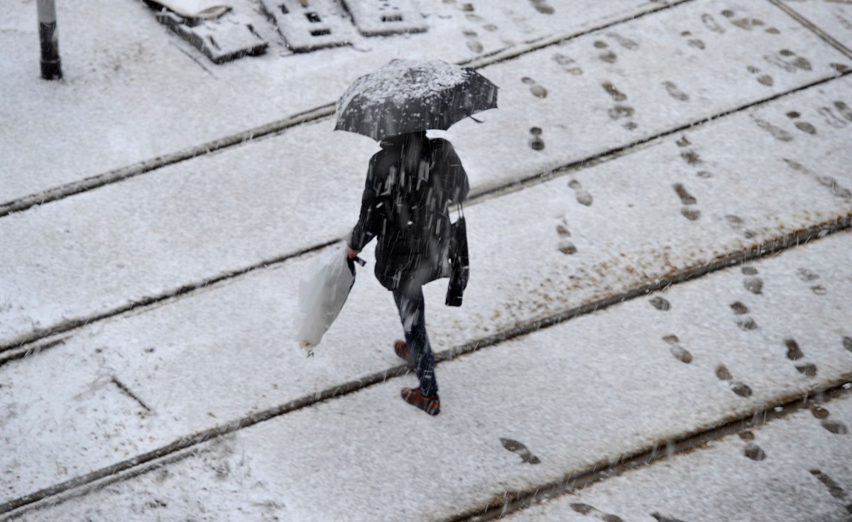 Silny wiatr w Szczecinie