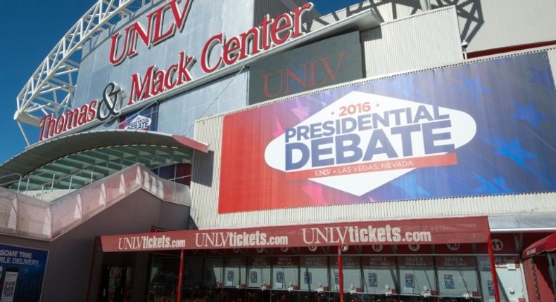 The 90-minute debate at the University of Las Vegas, Nevada offers Republican presidential nominee Donald Trump what may be his last chance to reverse a battered campaign