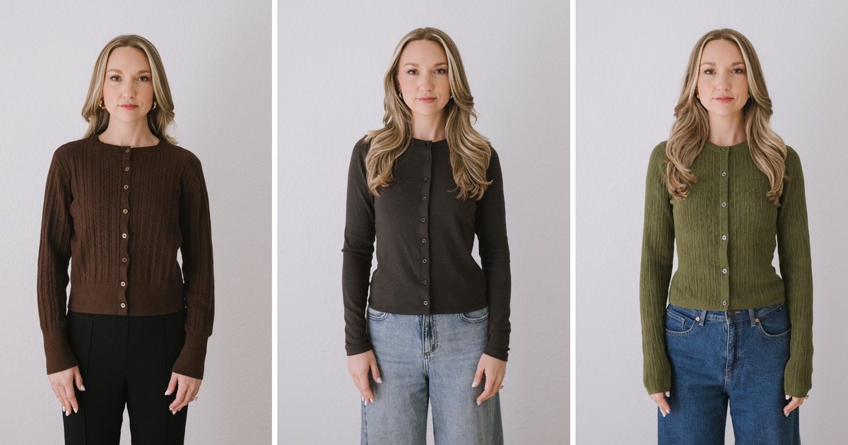I bought cardigans from Old Navy, Gap, and Banana Republic. They were all nice, ...