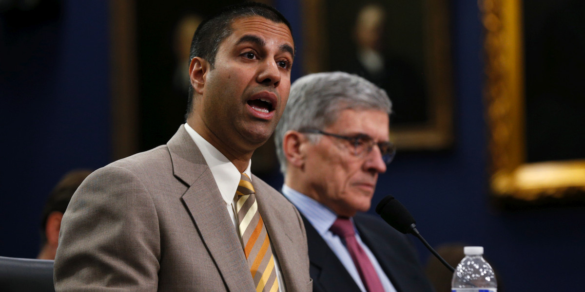 Federal Communications Commission chairman Ajit Pai.