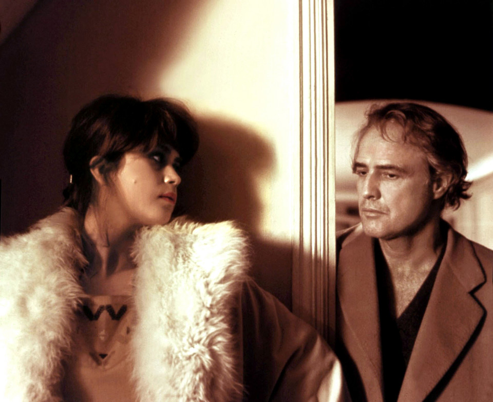 Maria Schneider i Marlon Brando w "Ostatnim tango w Paryżu" (1972)