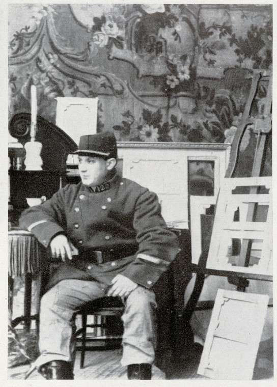 Picasso we francuskim mundurze (1909)