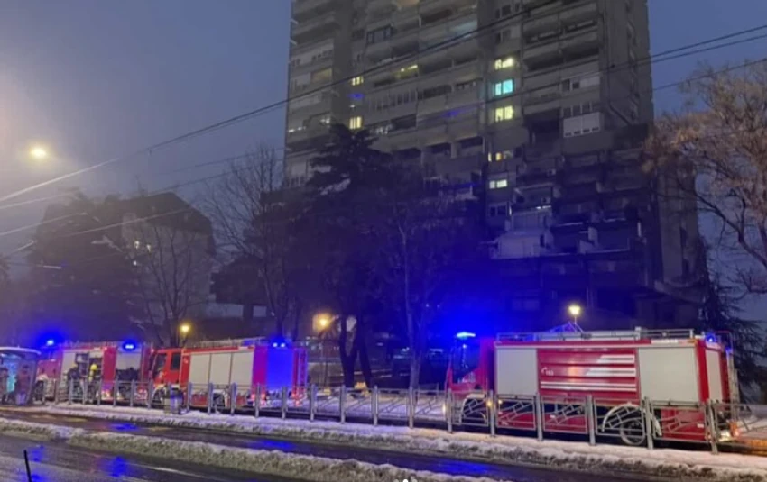 Požar u Vojvode Stepe