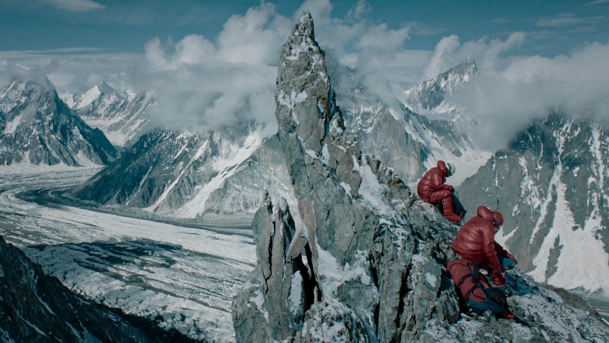 Kadry z filmu „Broad Peak w reż. Leszka Dawida. 