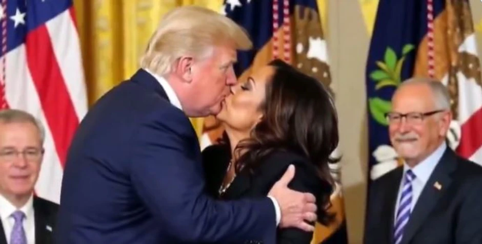 Kamala Haris i Tramp se ljube zahvaljujući veštačkoj inteligenciji