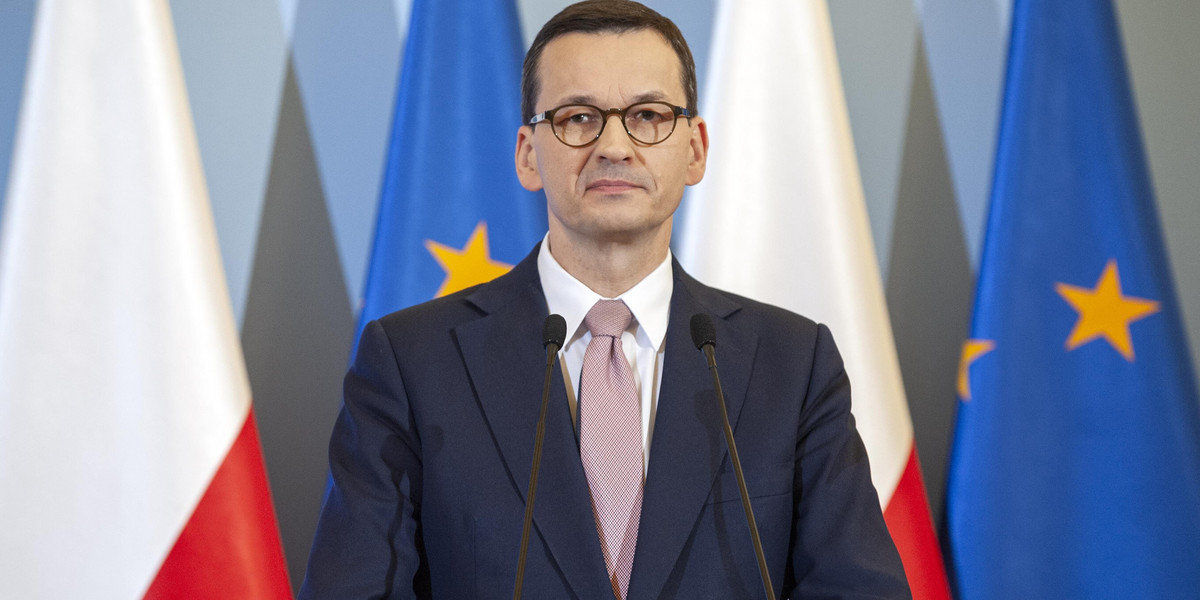 Premier rządu Mateusz Morawiecki 