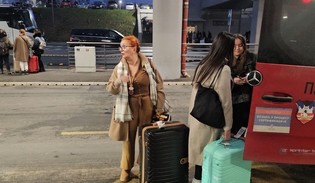 Tanja Bošković na aerodromu