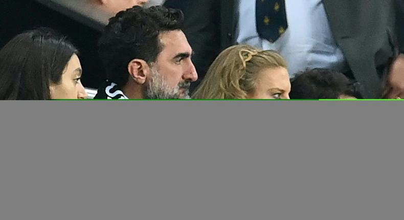 Newcastle's Saudi Arabian chairman Yasir Al-Rumayyan (centre) and co-owner Amanda Staveley saw the work they have ahead in a 3-2 defeat to Tottenham Creator: Paul ELLIS