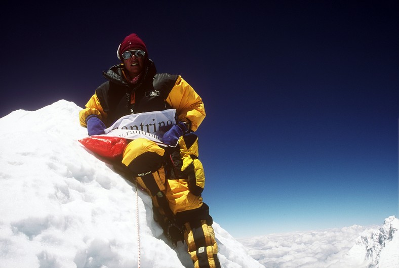 Edurne Pasaban na szczycie Makalu, 16 maj 2002