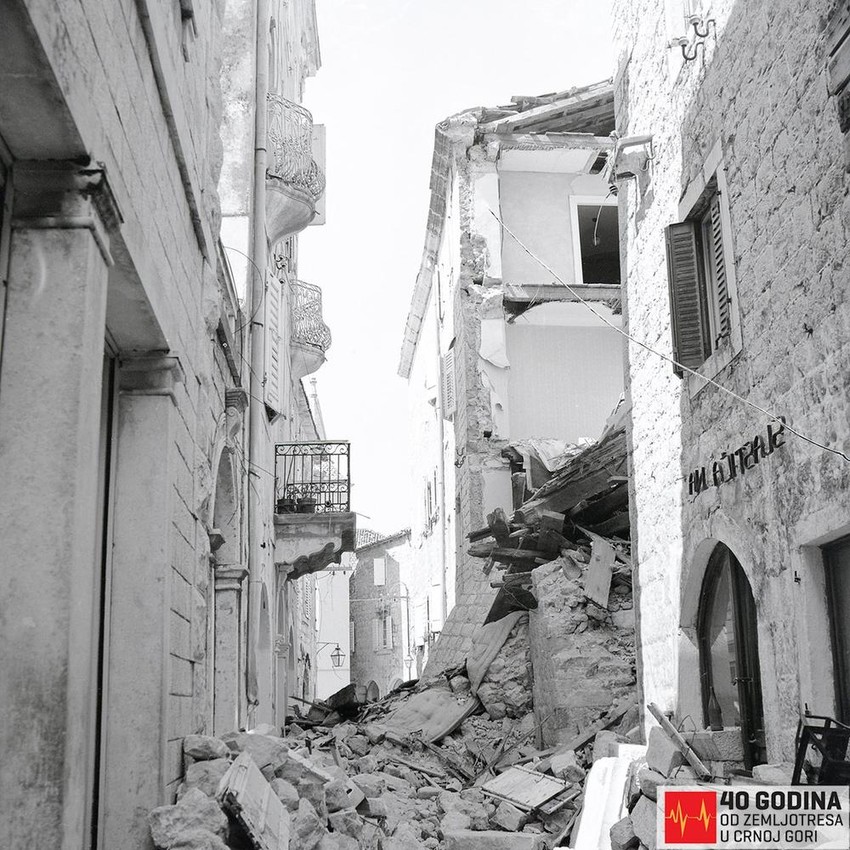 zemljotres 1979 Crna Gora