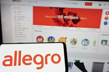 Akcje Allegro na minusie. Czy powodem obniżki start platformy Wszystko.pl?