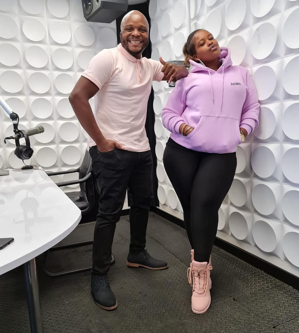 Jalang'o with his Co-Host Kamene Goro