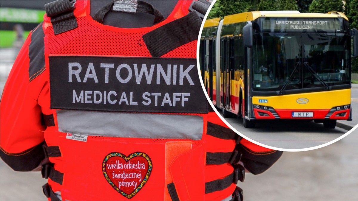58-latka upadła w autobusie podczas hamowania. Fin