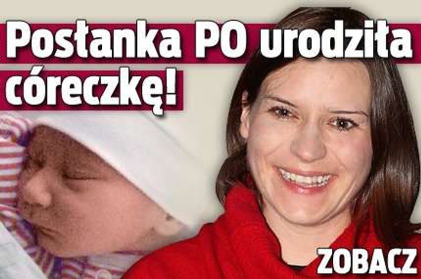 Posłanka PO urodziła córeczkę! ZOBACZ