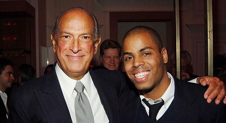 Oscar de la Renta and son, Moises