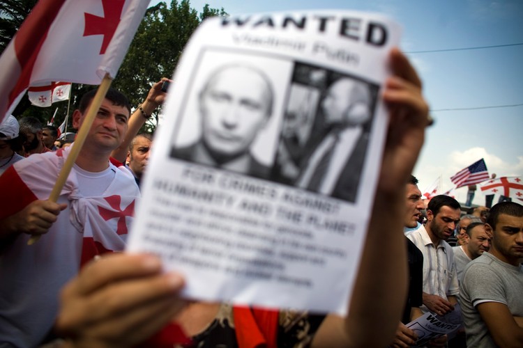 Antyrosyjska manifestacja w Tbilisi