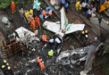 epa06847009 - INDIA ACCIDENT (Plane crashed at Ghatkopar, Mumbai)