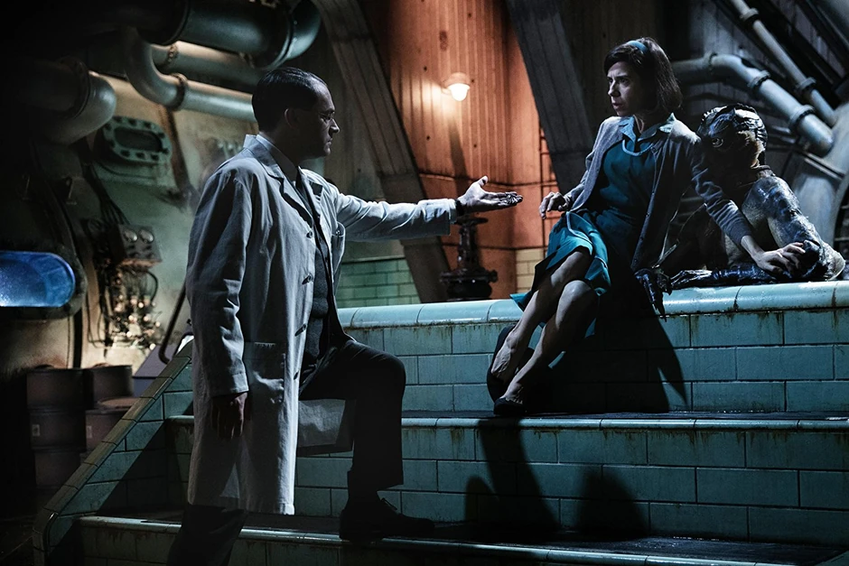 Majkl Stulbarg i Seli Hokins u "The Shape of Water"