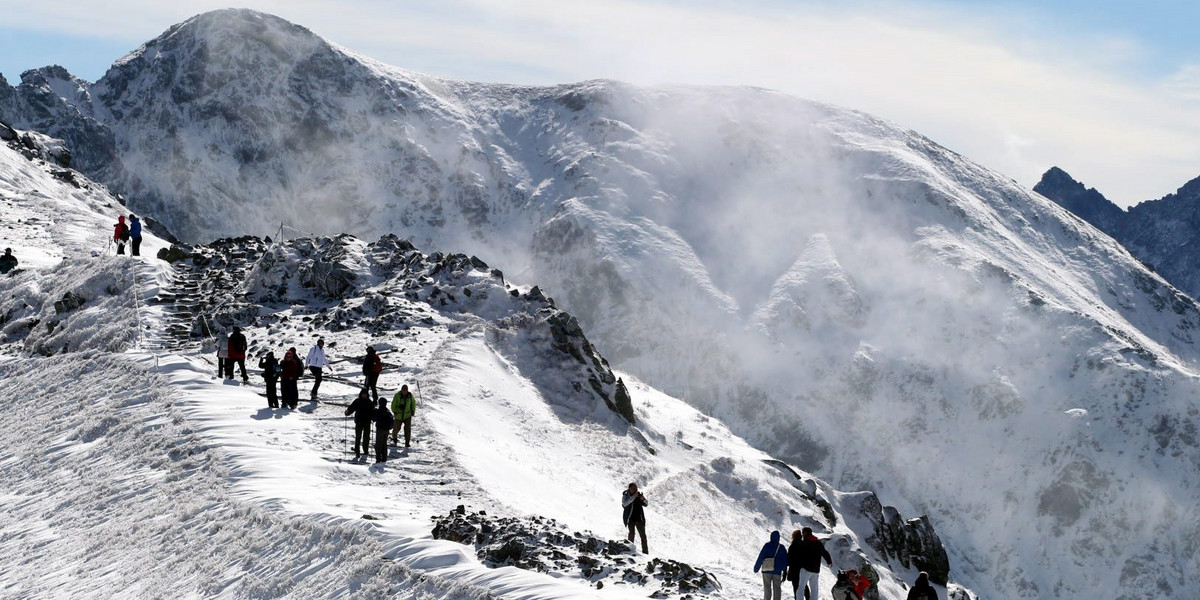 ZAKOPANE TATRY KASPROWY WIERCH aNIEG