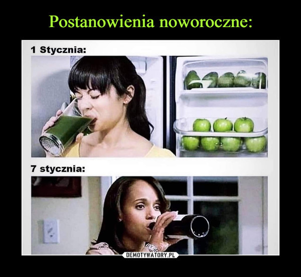 Postanowienia noworoczne oczami internautów