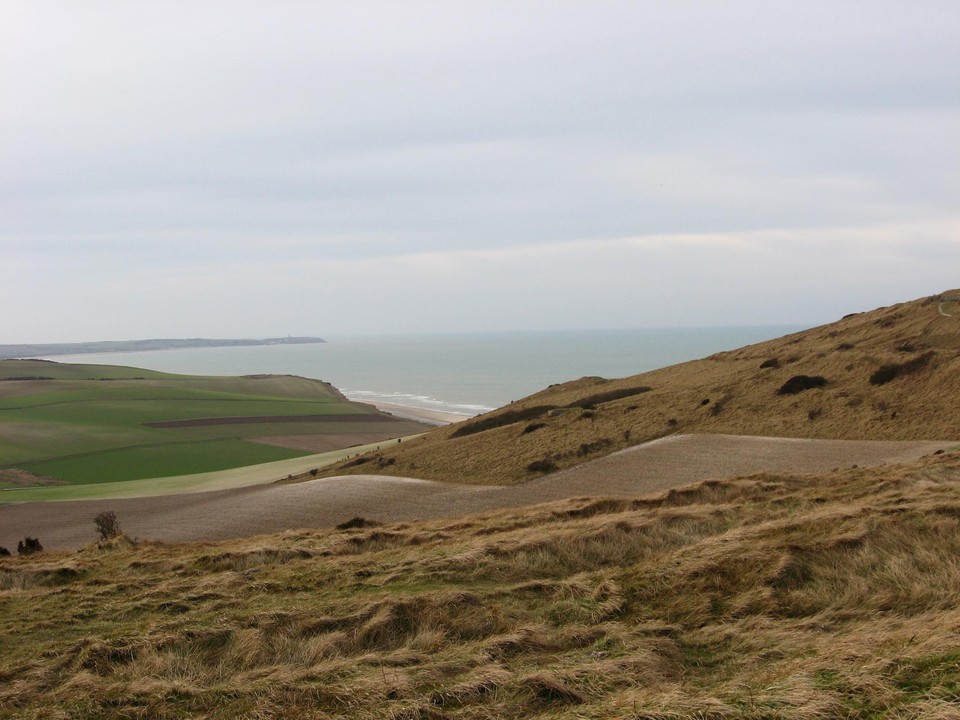 AP - Północne wybrzeże Francji, region Nord-Pas-de-Calais, na granicy Kanału La Manche i Morza Północnego, styczeń 2008