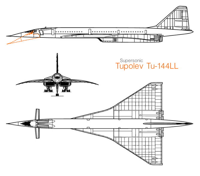 Tupolew Tu-144 LL