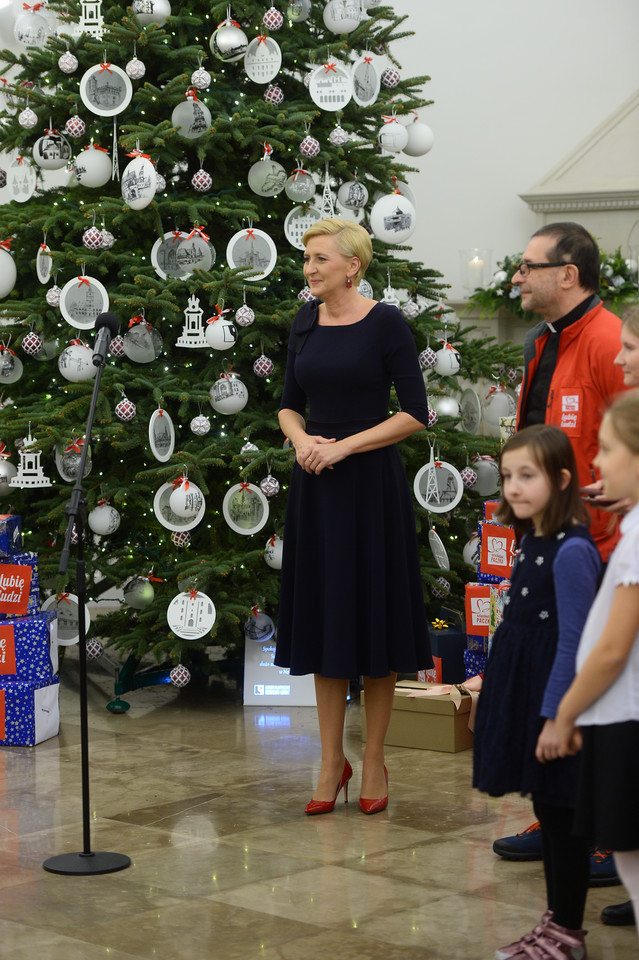 Agata Duda i Andrzej Duda wsparli Szlachetną Paczkę