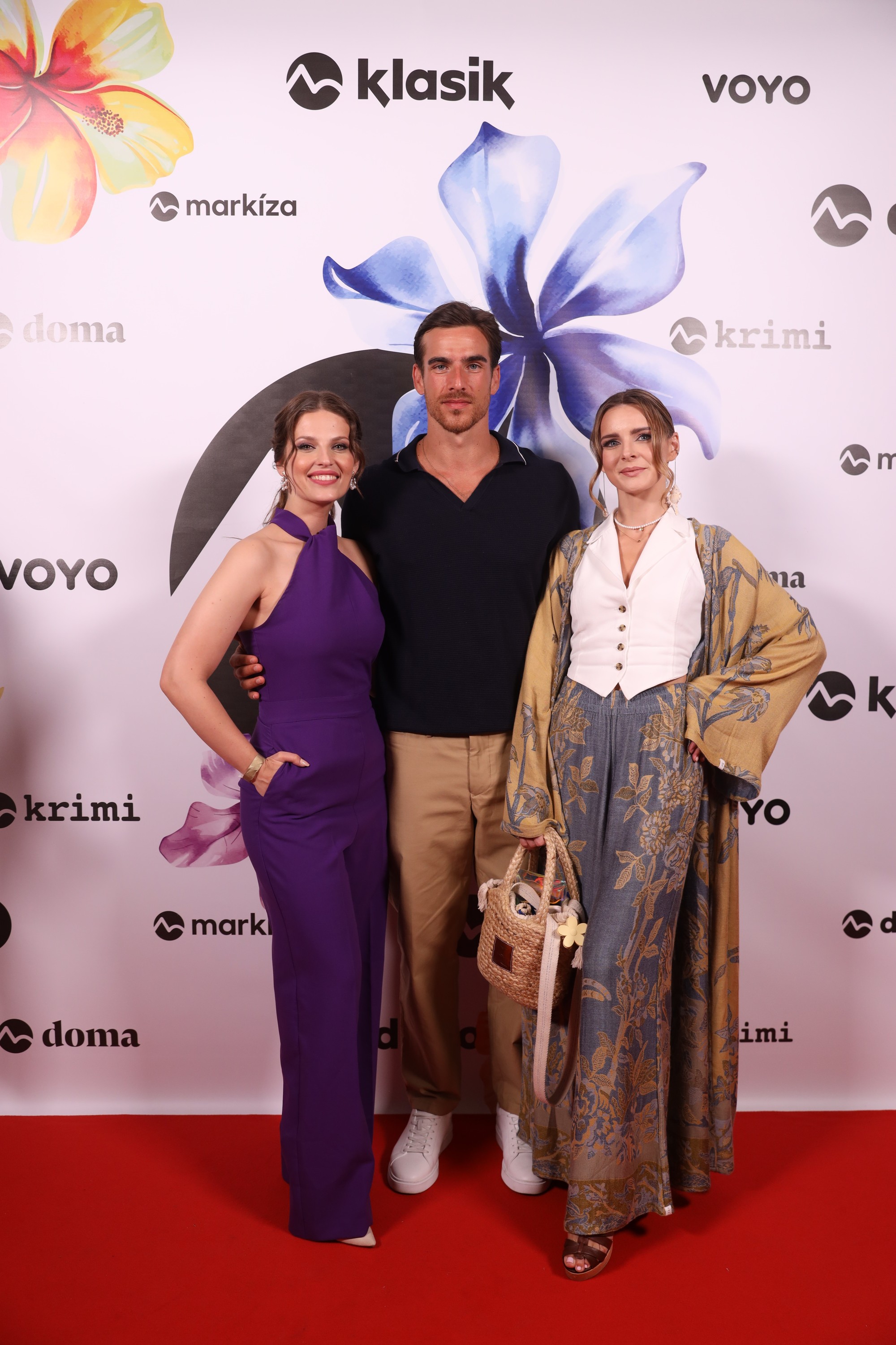 Letná párty TV Markíza - Maca Zábranská, Adam Bardy, Monika Horváthová.