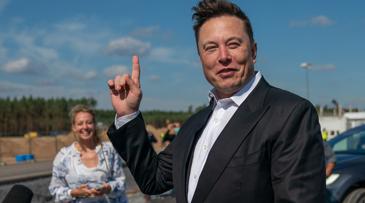 Elon Musk /Fotó: MTI/EPA Alexander Becher 