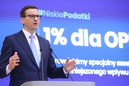 Mateusz Morawiecki prezentuje program Niskie Podatki