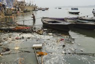 Contaminating Ganges of Varansi, India.