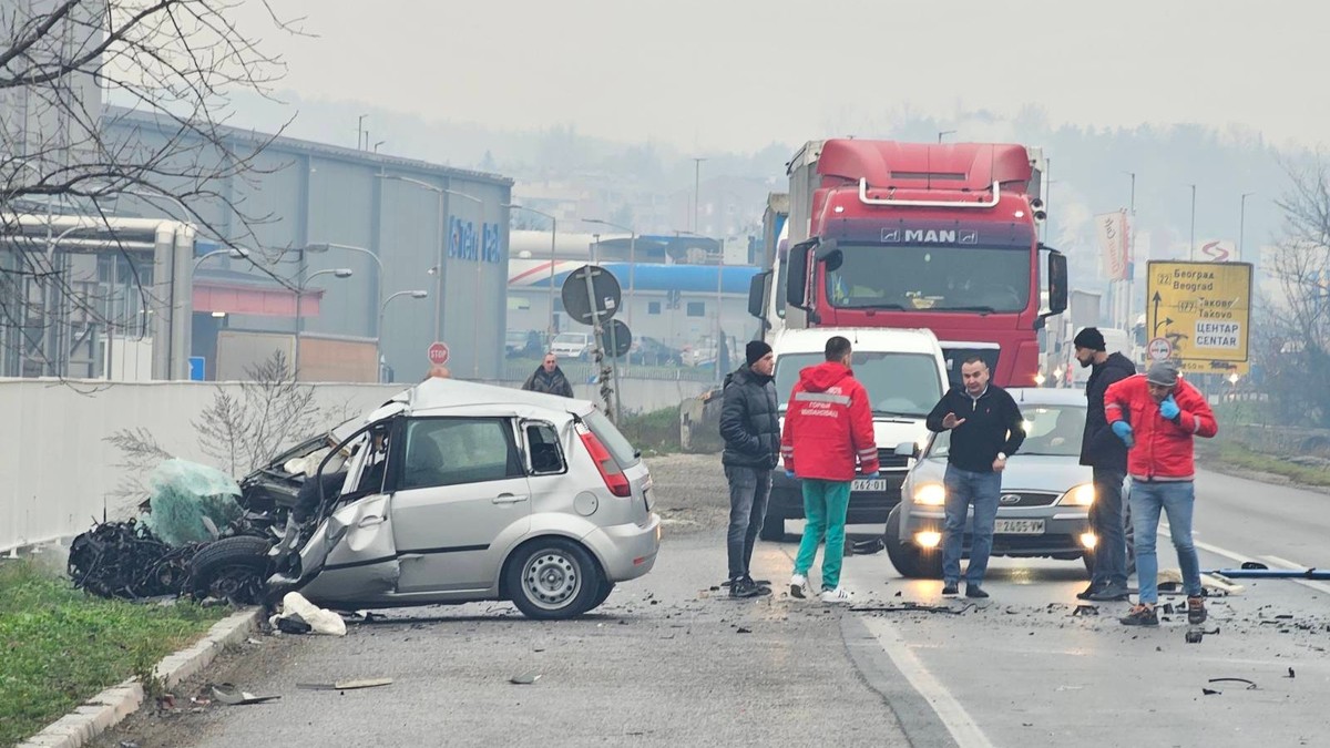 Težak udes na obilaznici kod Gornjeg Milanovca