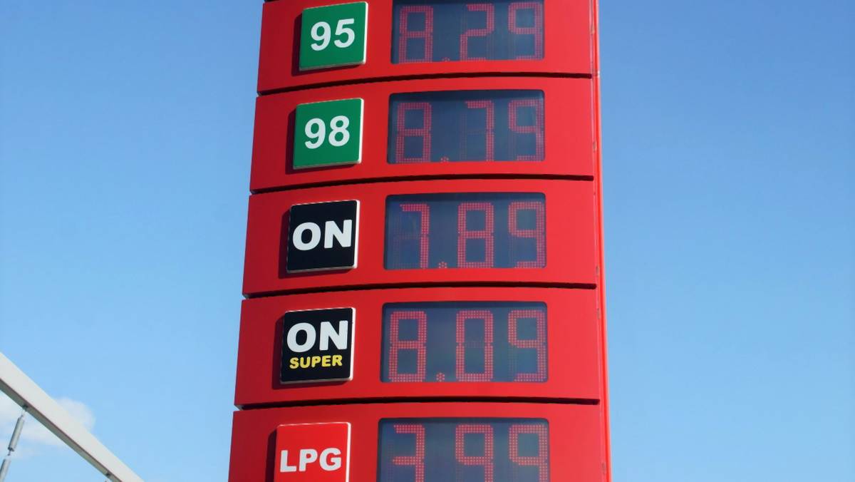 Historycznie wysokie ceny paliw (3.06.2022), cena Pb95 przekroczyła 8 zł/l