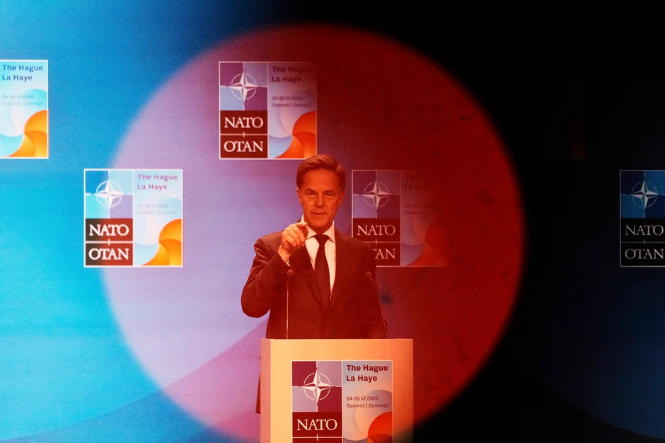 Mark Rute na konferenciji u Hagu 23. juna, uoči samita NATO