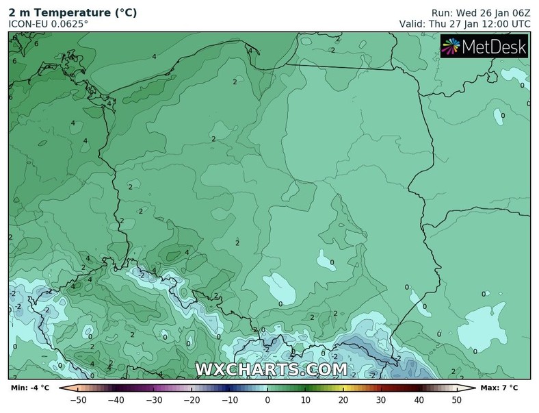 Tylko na Pogórzu będzie mroźno