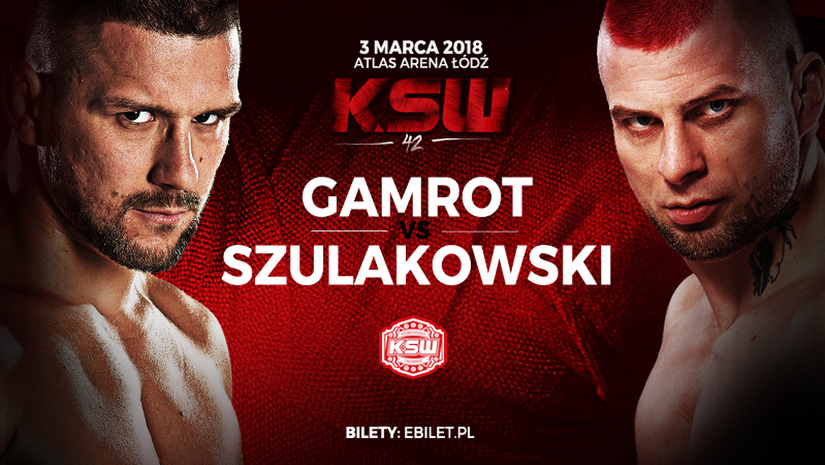 Grzegorz Szulakowski (9-1, 2 KO, 5 Sub) imponującą serią czterech wygranych w KSW zapewnił sobie szansę na starcie z niepokonanym mistrzem KSW, Mateuszem Gamrotem (13-0, 4 KO, 3 Sub), 3 marca na gali KSW 42 w łódzkiej Atlas Arenie.