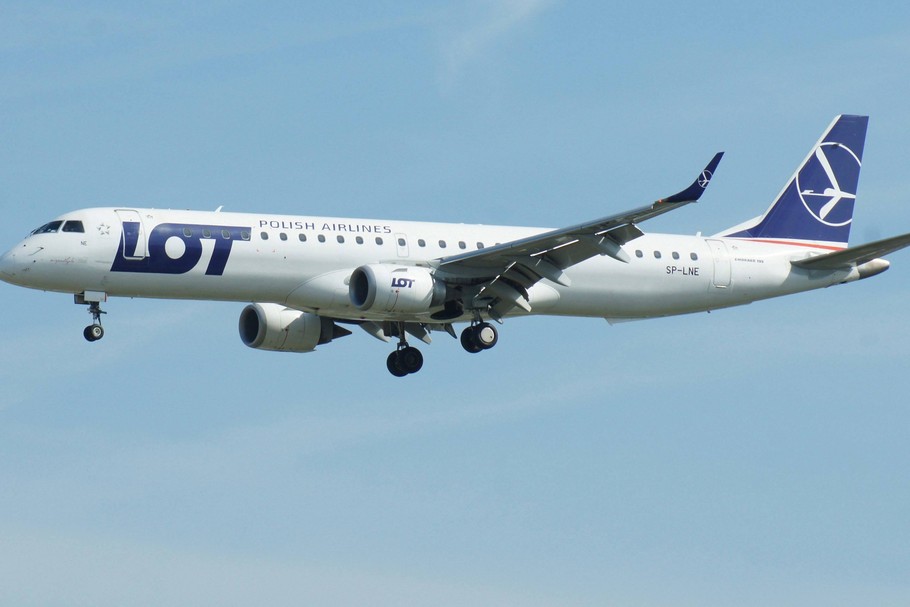 Rejsy na trasie Warszawa-Bejrut będą obsługiwały samoloty Embraer 195