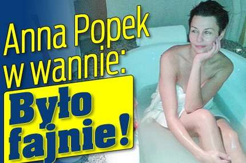 Gwiazdka TVP w wannie: Było fajnie!