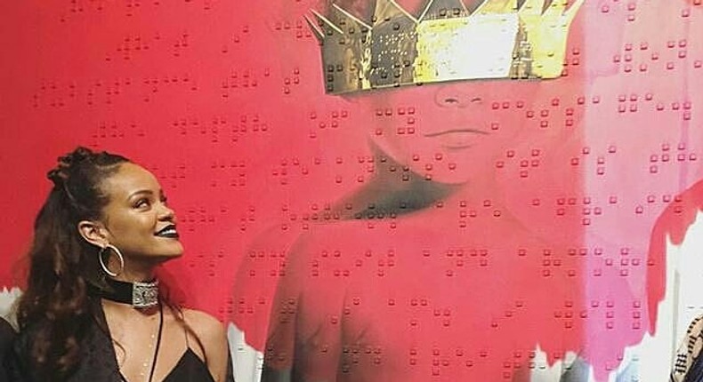 Rihanna unveils cover art for new R8 album, 'ANTI'