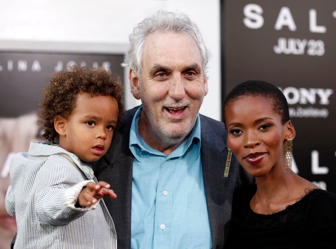 Angelina i Brad na premierze 'Salt'