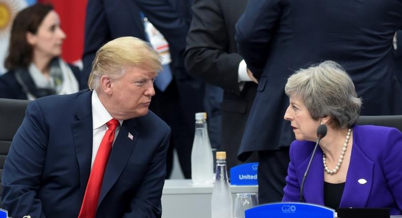 US President Donald Trump has shown no compunction over lambasting British Prime Minister Theresa May