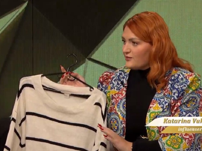Influenserka Katarina Vuksanović u emisiji "Blic žena studio" o kupovini na buvljaku i u seknd hend radnjama 