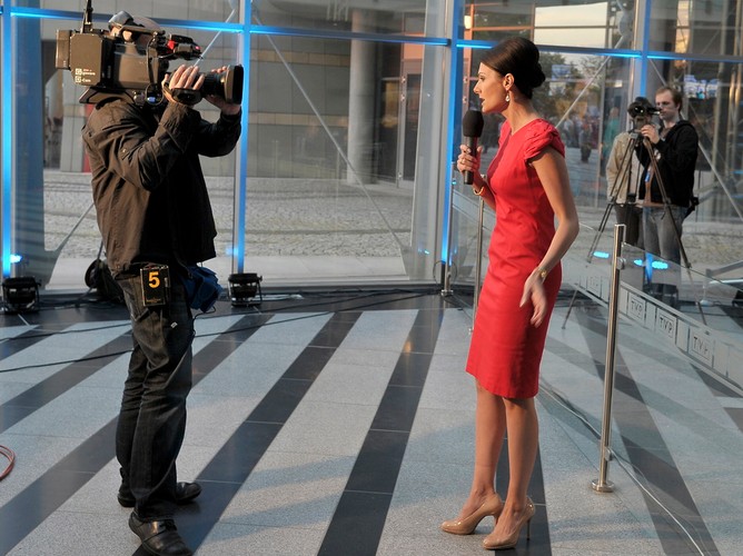 Agata Konarska przy pracy