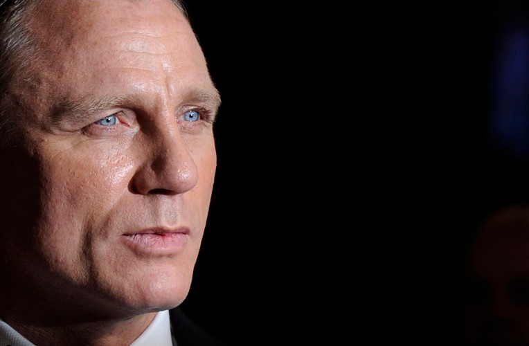 Daniel Craig na premierze 'Skyfall'